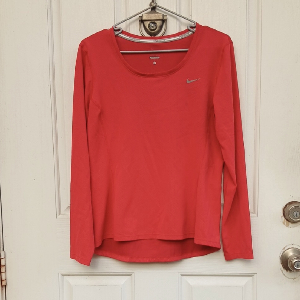 NIKE DRI-FIT LS Running Tee Shirt Sz M
